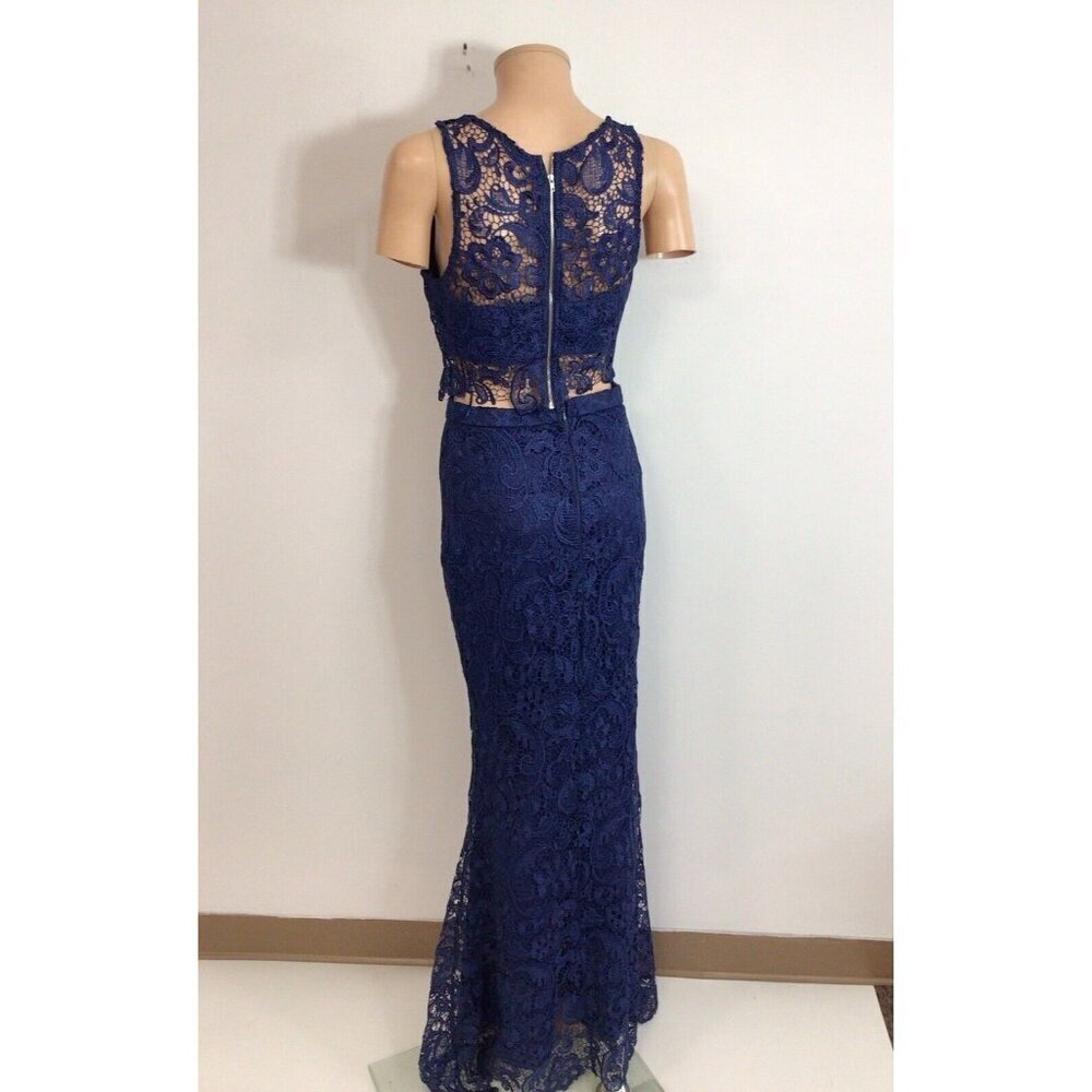 Maniju Prom Dress 2 Piece Crop Womens Medium - Picture 7 of 8